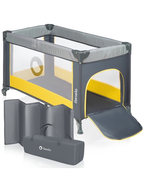 Lettino da viaggio Stefi LIONELO 2 in 1 - Box per bambini - 125 x 65 cm - Ruote - 0-36 mesi - Borsa - Kiabi