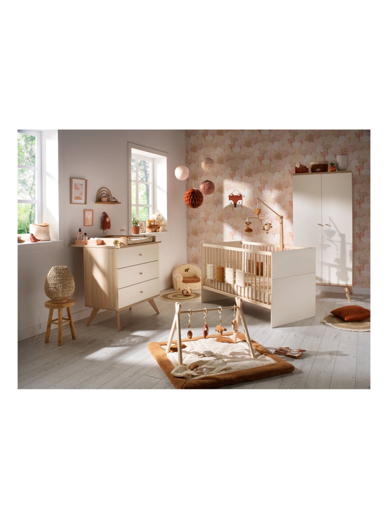 Lettino evolutivo 140x70 - Little Big Bed con finitura color - SAUTHON Ecru - Kiabi