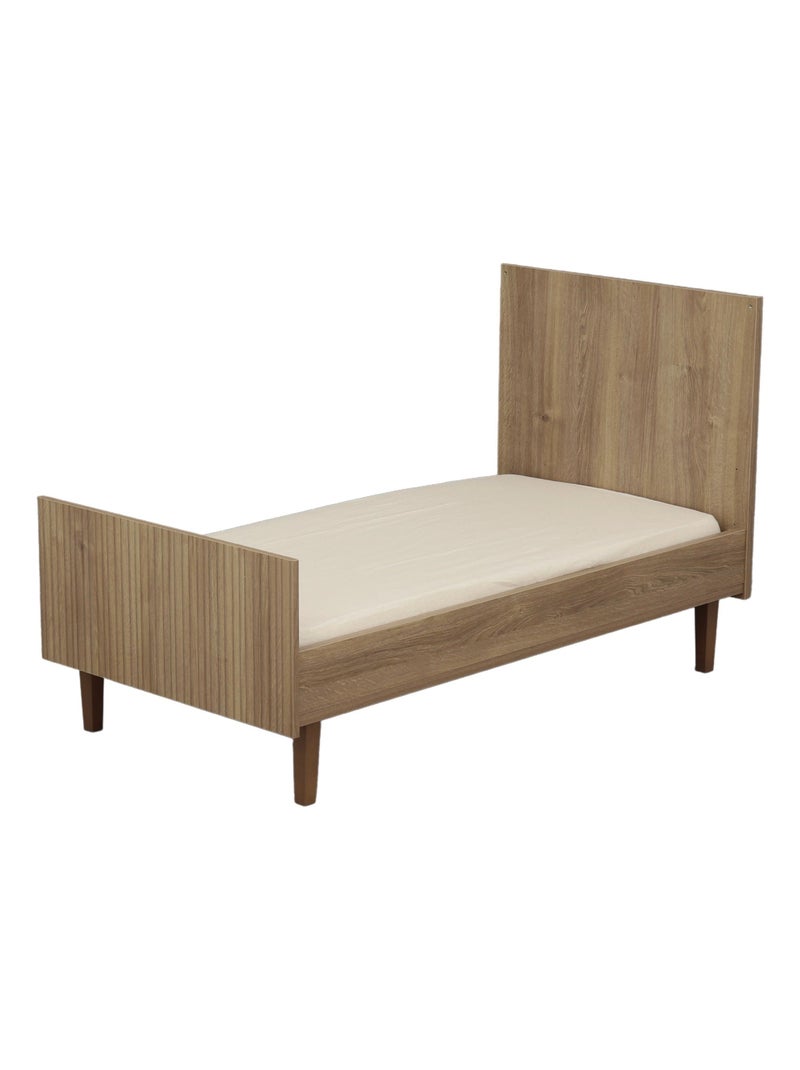 Lettino evolutivo 140x70 - Little Big Bed con finitura effetto - SAUTHON Marrone - Kiabi