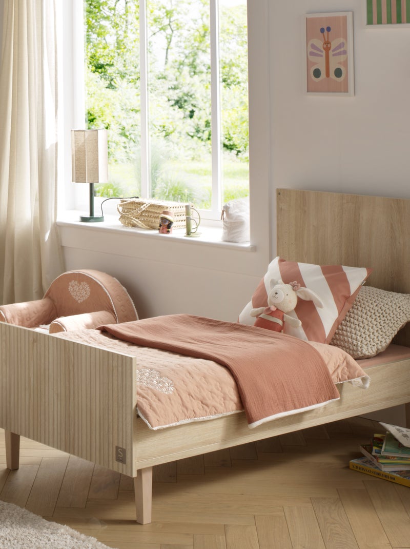 Lettino evolutivo 140x70 - Little Big Bed con piedini in - SAUTHON Marrone - Kiabi