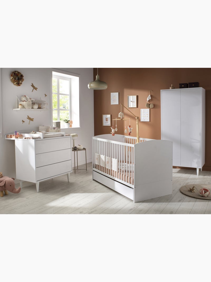 Lettino evolutivo 70x140 - Little Big Bed - testiera a - SAUTHON Bianco - Kiabi