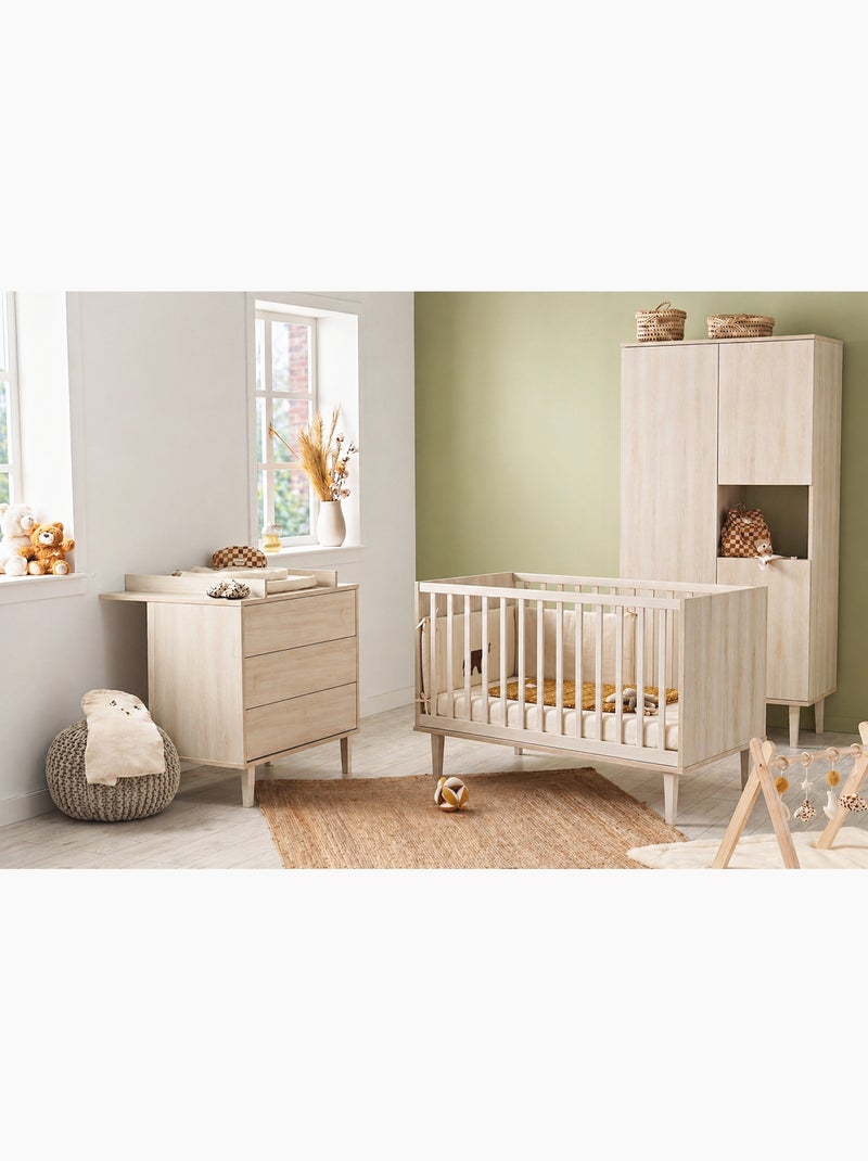 Lettino evolutivo 70x140 su piedini - Little Big Bed in legno con finitura faggio - SAUTHON Beige - Kiabi