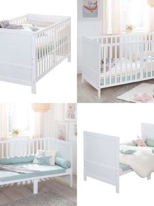 Lettino evolutivo convertibile in letto junior – altezza regolabile – 'ROBA Easy Sleep' - Kiabi