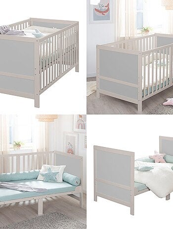 Lettino evolutivo convertibile in letto junior – altezza regolabile – 'roba easy sleep'