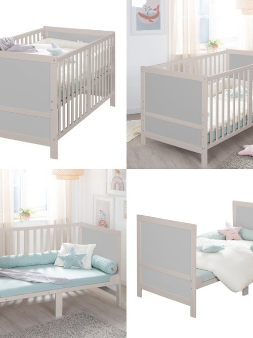 Lettino evolutivo convertibile in letto junior – altezza regolabile – 'ROBA Easy Sleep' - Kiabi