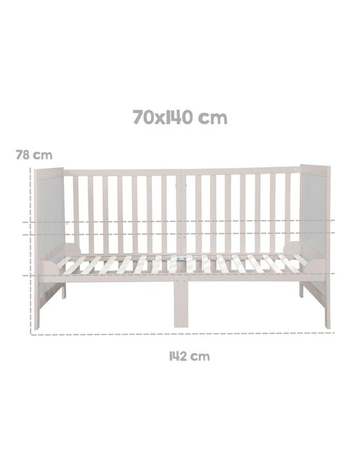 Lettino evolutivo convertibile in letto junior – altezza regolabile – 'ROBA Easy Sleep' - Kiabi
