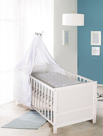 Lettino evolutivo convertibile in letto junior – fino a 7 anni – altezza regolabile – "ROBA
