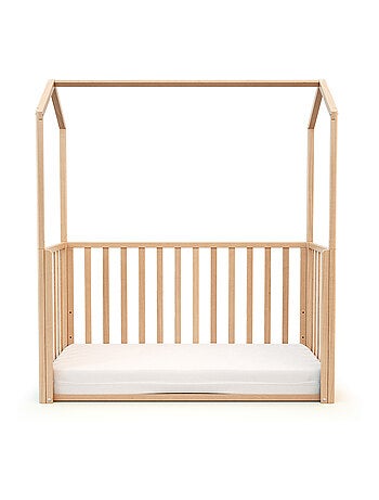 Lettino forma di casa trasformabile kasa legno
