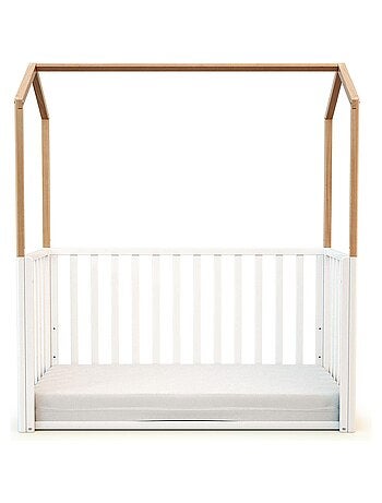 Lettino forma di casa trasformabile kasa legno