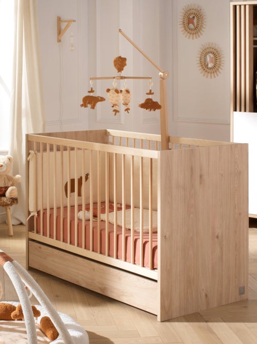 Lettino in legno 120x60 cm con materasso - SAUTHON - Kiabi