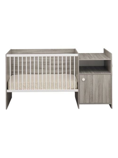 Lettino in legno 120x60 trasformabile in 90x190 con coprifasciatoio a 1 - BABYPRICE - Kiabi