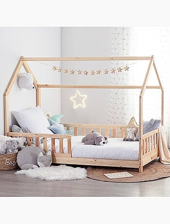 Lettino per bambini bosco white 90x190cm