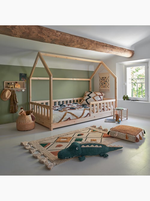 Lettino in legno per bambini bosco 90x190cm - Kiabi