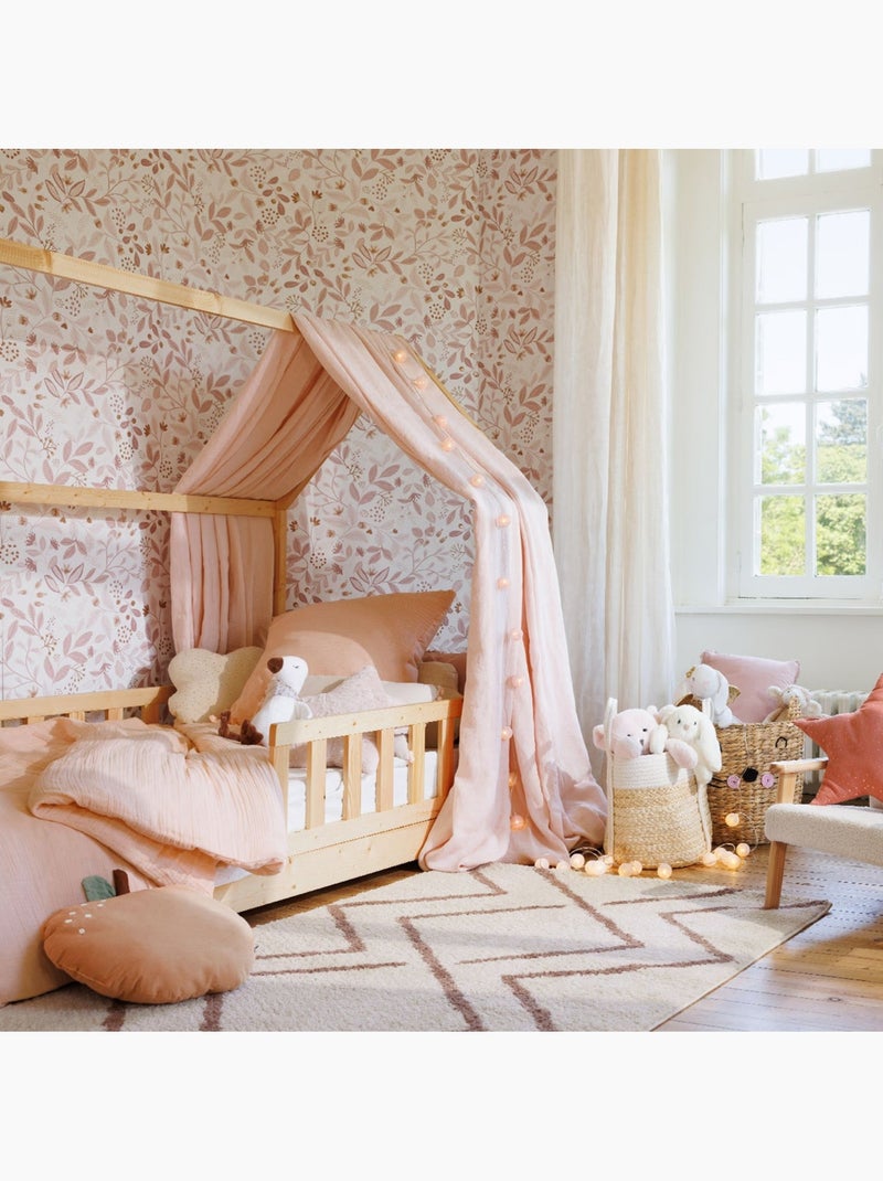 Lettino in legno per bambini bosco 90x190cm Legno naturale - Kiabi