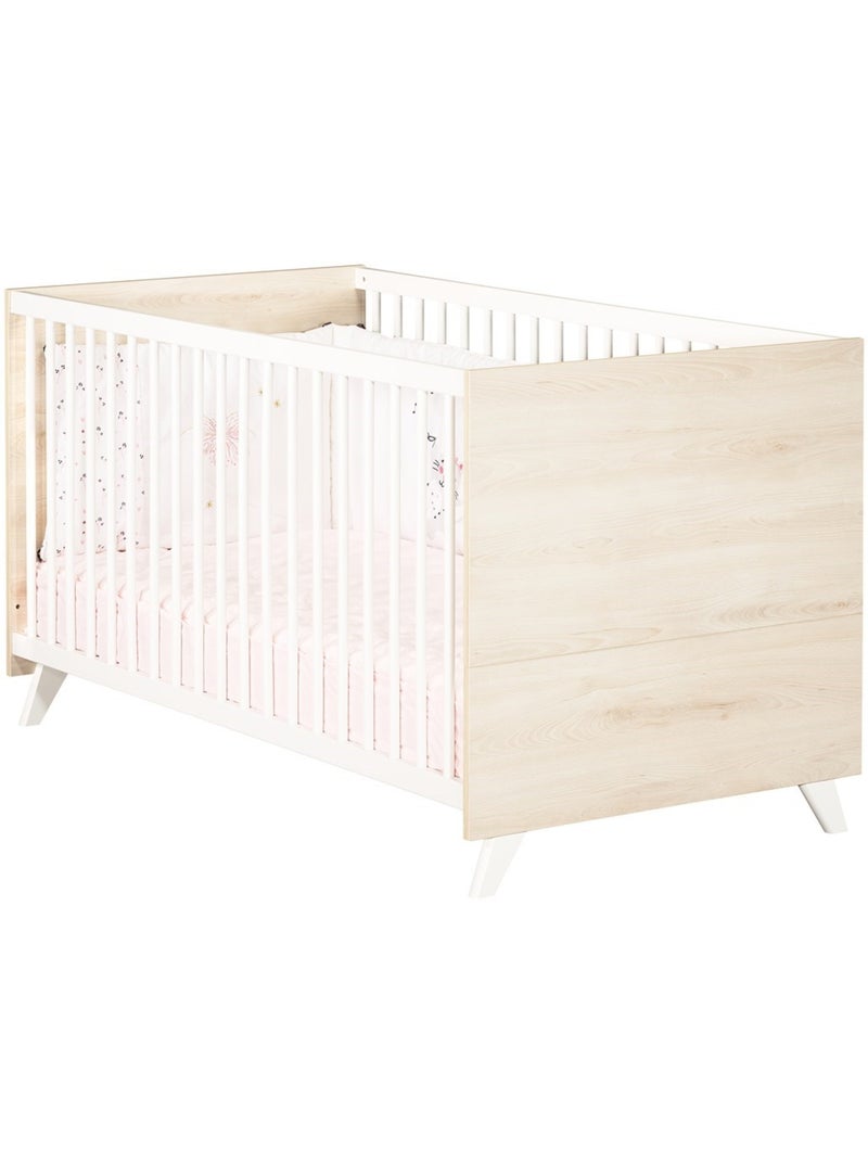 Lettino letto in legno - BABYPRICE Bianco Beige - Kiabi