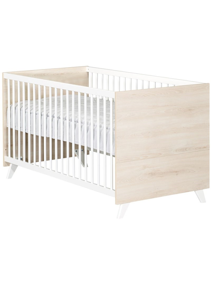 Lettino letto in legno - BABYPRICE Bianco Beige - Kiabi