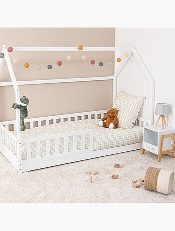 Lettino per bambini bosco white 90x190cm