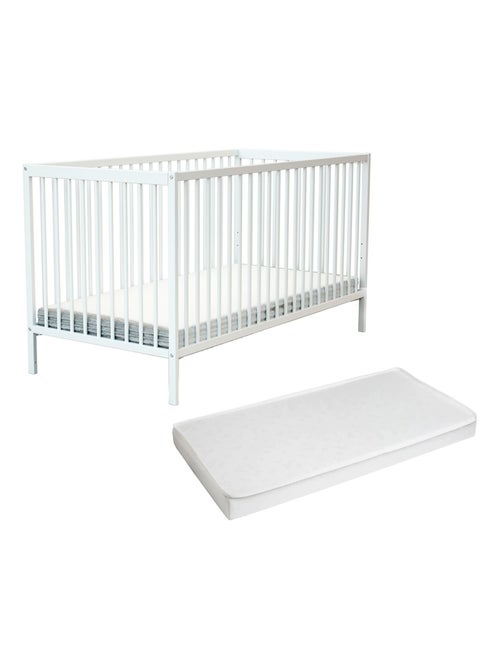 Lettino per bambini legno con materasso one legno - Kiabi