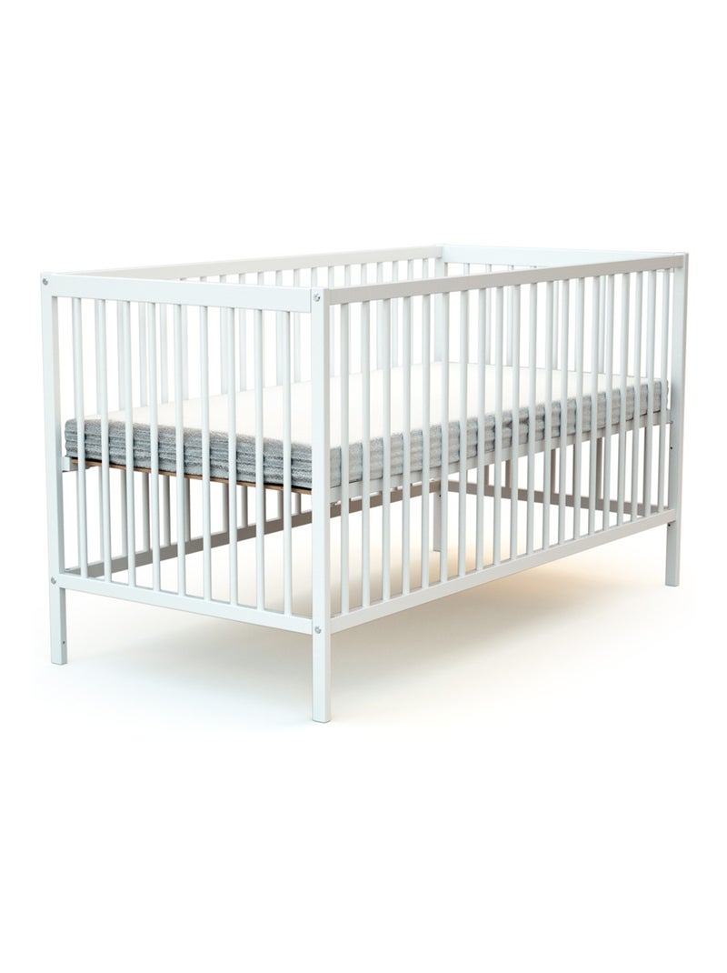Lettino per bambini legno con materasso one legno Bianco - Kiabi