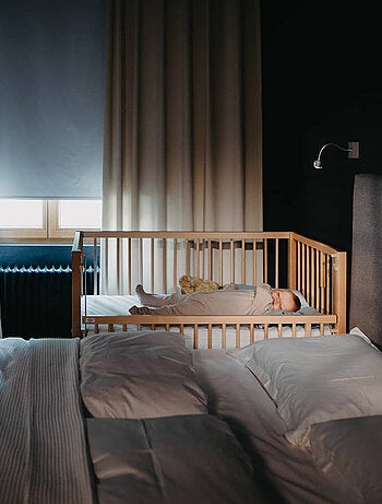 Lettino per bebè, co-sleeping evolutivo 60x120 cm, hajo | Tissi