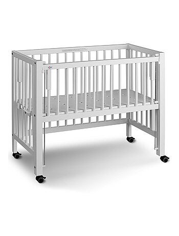 Lettino per co-sleeping bianco con barriere scorrevoli, sophie | tissi | tissi