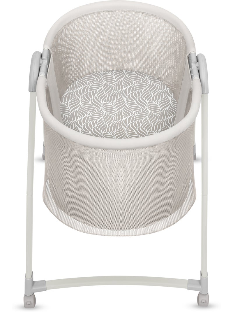 Lettino per neonati 2 in 1 LIONELO Gaya - Pieghevole - 4 ruote - Zanzariera Beige chiaro - Kiabi