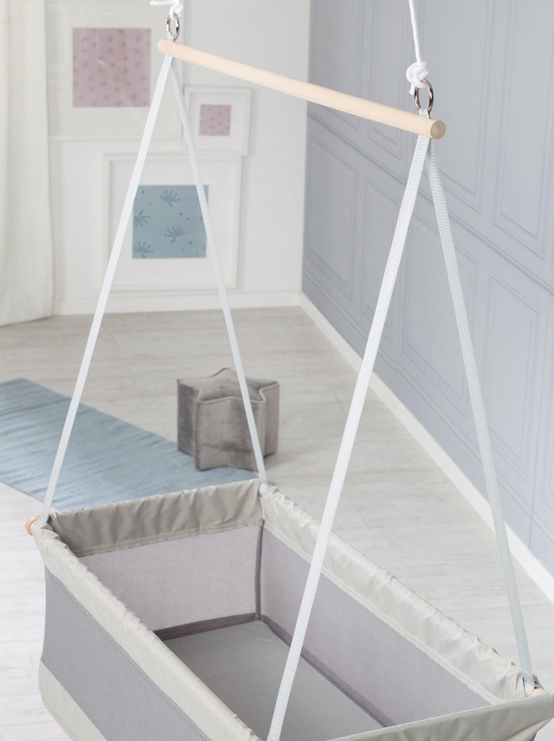 Lettino sospeso + materasso – ROBA "Safe Asleep®" Grigio bianco - Kiabi