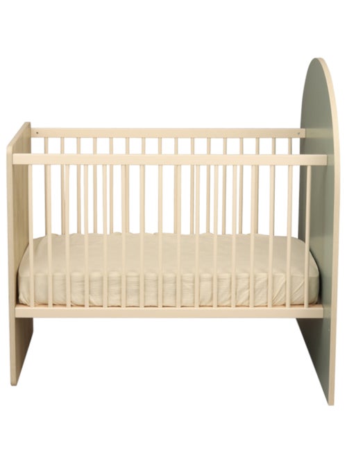 Lettino trasformabile da 120x60 a 90x190 - decoro in legno di quercia seppia, forma ad - SAUTHON - Kiabi