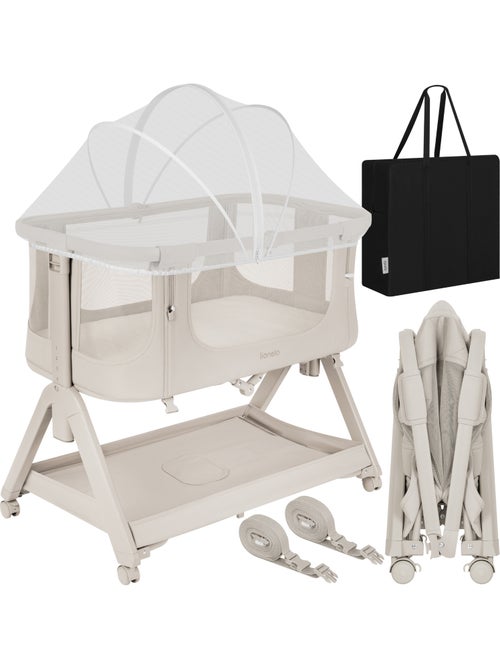 Lettino trasformabile lionelo luna - 0-9 kg - materasso incluso - altezza e inclinazione regolabili - Kiabi Lettino trasformabile lionelo luna - 0-9 kg - materasso incluso - altezza e inclinazione regolabili - Kiabi