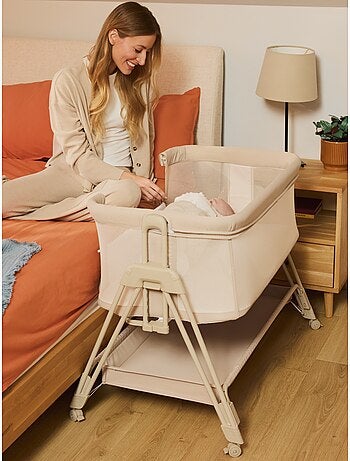 Lettino trasformabile LIONELO Luna - 0-9 kg - Materasso incluso - Altezza e inclinazione regolabili