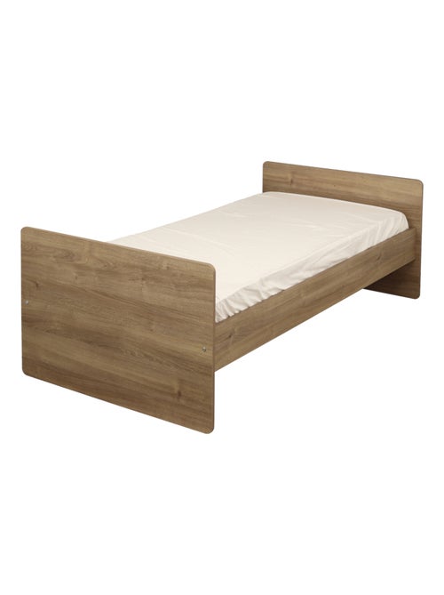 Letto 120x60, trasformabile in 90x190, arredamento in legno di quercia - SAUTHON - Kiabi