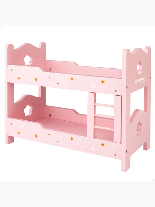 Letto a castello in legno per bambole woomax - Kiabi
