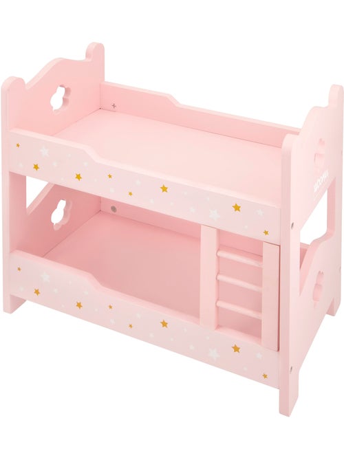 Letto a castello in legno per bambole woomax - Kiabi