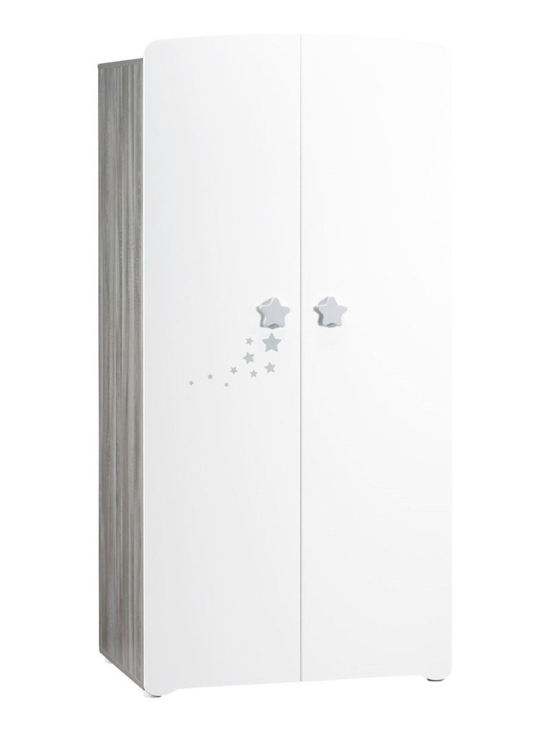 Letto a tre piazze, cassettiera e armadio in legno - BABYPRICE Bianco - Kiabi