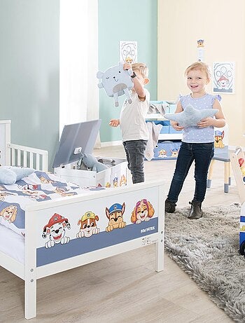 Letto bambino con sponde di sicurezza e biancheria – ROBA "Paw Patrol