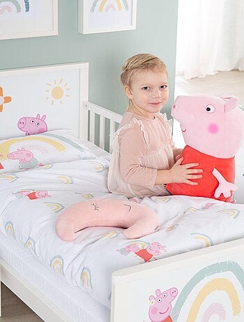 Letto bambino con sponde di sicurezza e biancheria – ROBA "Peppa Pig