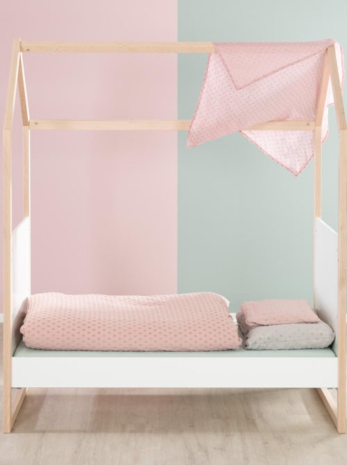 Letto bebè casetta convertibile in letto junior fino a 7 anni – altezza regolabile – "Roba" - Kiabi