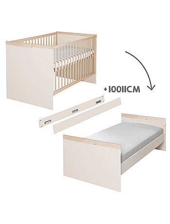 Letto bebè combinato minimalista 70×140 cm Elva – Roba
