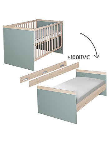 Letto bebè combinato minimalista 70×140 cm Selva – Roba