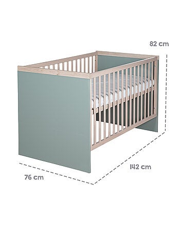Letto bebè combinato minimalista 70×140 cm Selva – Roba