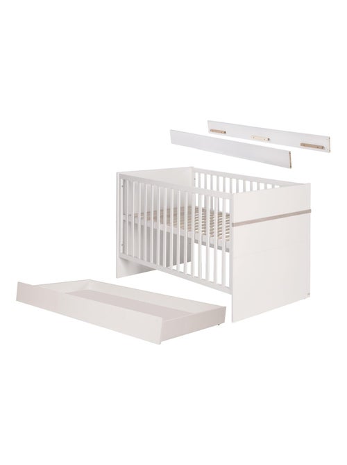 Letto bebè evolutivo con cassetto – convertibile in letto junior – altezza regolabile – Roba Moritz - Kiabi