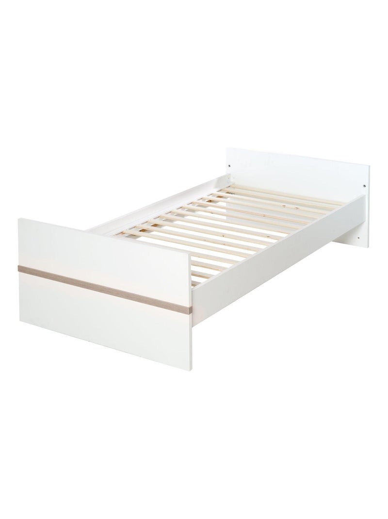 Letto bebè evolutivo con cassetto – convertibile in letto junior – altezza regolabile – Roba Moritz Bianco - Kiabi