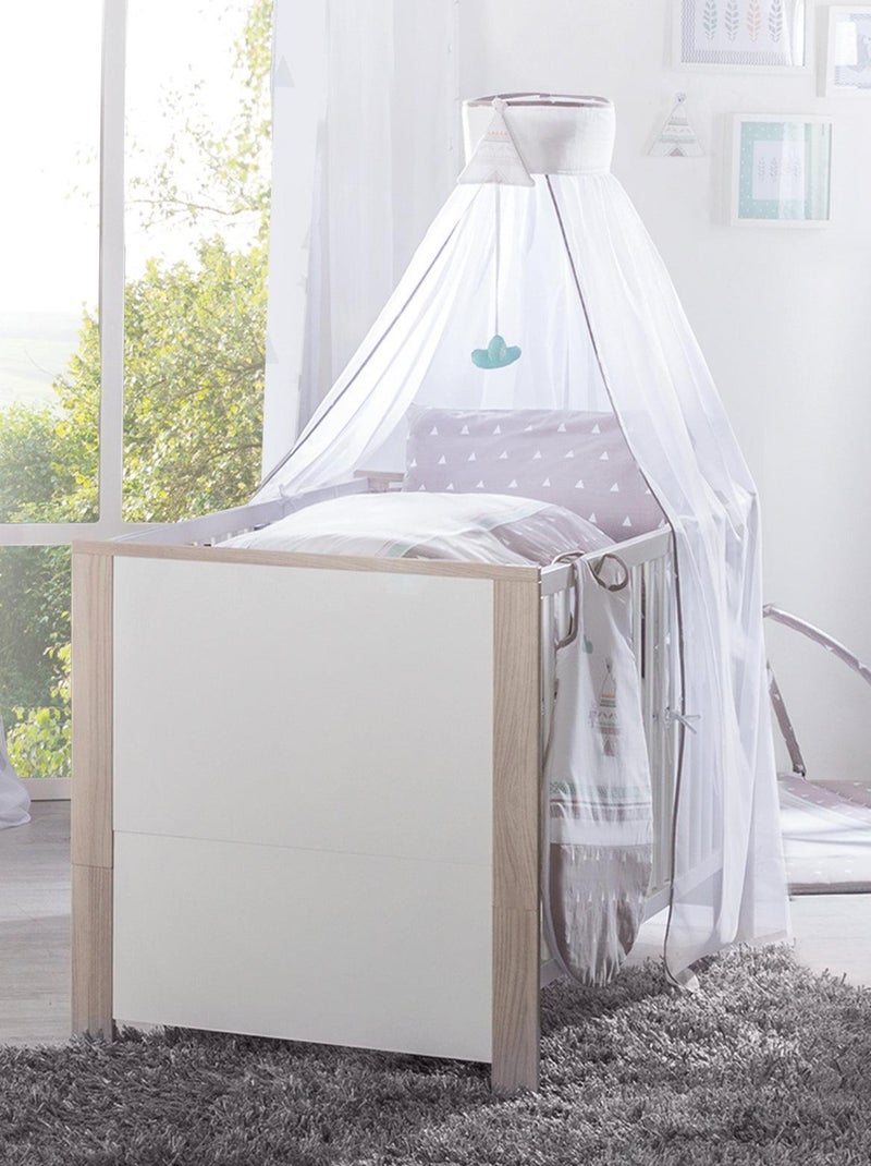 Letto bebè evolutivo con cassetto – convertibile in letto junior – altezza regolabile – "Roba Olaf" Bianco - Kiabi