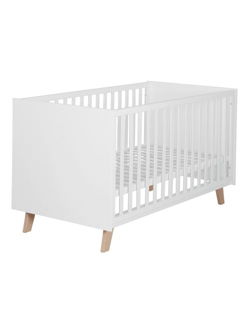 Letto bebè evolutivo convertibile in letto junior – design scandinavo – altezza regolabile - Kiabi