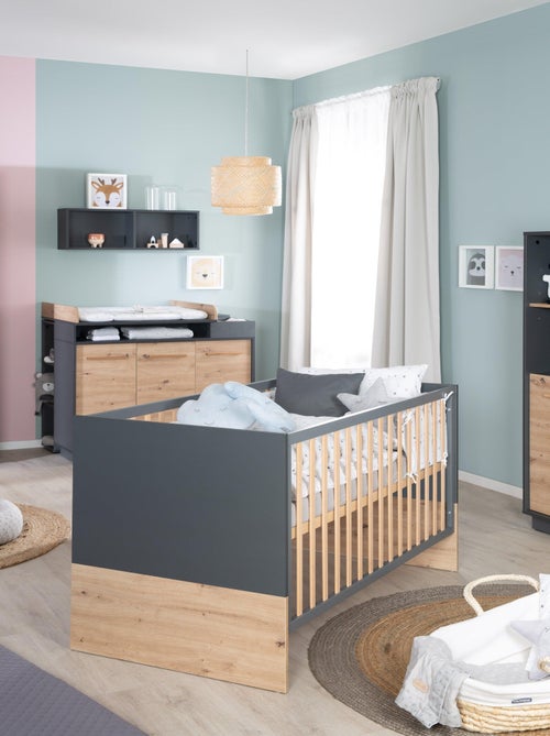 Letto bebè evolutivo convertibile in letto junior fino a 7 anni – altezza regolabile – "Roba Lenn" - Kiabi