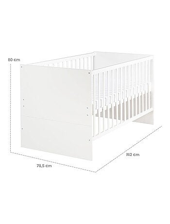 Letto bebè evolutivo convertibile in letto junior fino a 7 anni – "Roba Anton