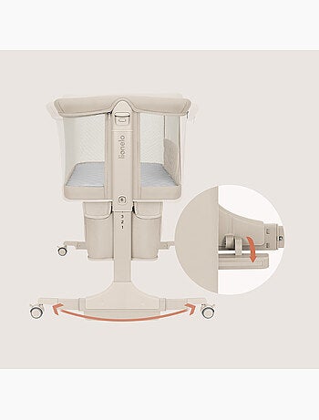 Letto co-sleeping 3 in 1 LIONELO Jodie - Culla - Regolabile in altezza e inclinazione