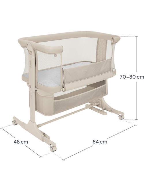 Letto co-sleeping 3 in 1 LIONELO Jodie - Culla - Regolabile in altezza e inclinazione - Kiabi Letto co-sleeping 3 in 1 LIONELO Jodie - Culla - Regolabile in altezza e inclinazione - Kiabi