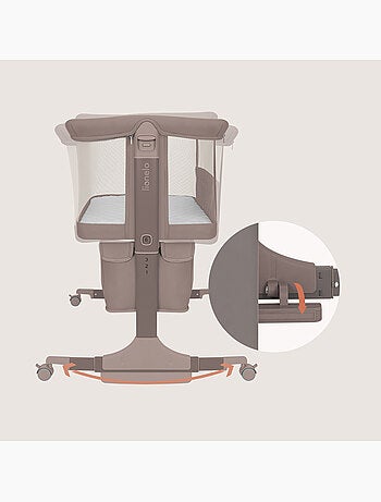 Letto co-sleeping 3 in 1 LIONELO Jodie - Culla - Regolabile in altezza e inclinazione