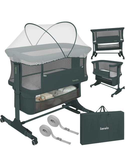 Letto co-sleeping 3 in 1 LIONELO Jodie - Culla - Regolabile in altezza e inclinazione - Kiabi